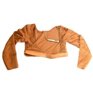 Skims XS Barely There Shapewear Arm Shaper Open Bust Clay NWT